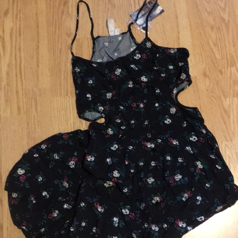 Floral HighLow Dress w/ Cutouts Urban Outfitters S